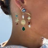 8382-gold-plated-balearic-charm-earring-2.webp Gold Plated Balearic Charm Earring