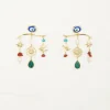 8382-gold-plated-balearic-charm-earring-3.webp Gold Plated Balearic Charm Earring
