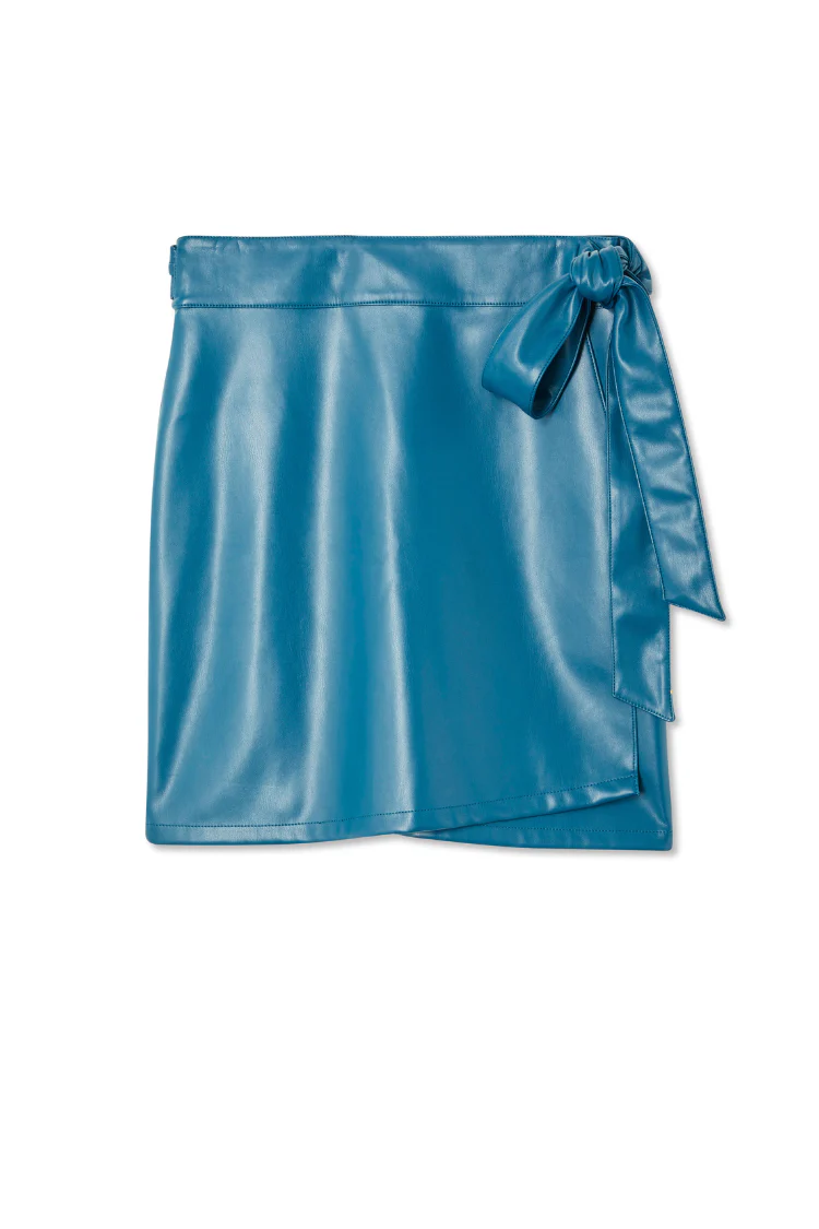 8383-teal-vegan-leather-mini-jaspre-skirt-petite-11.webp Teal Vegan Leather Mini Jaspre Skirt Petite