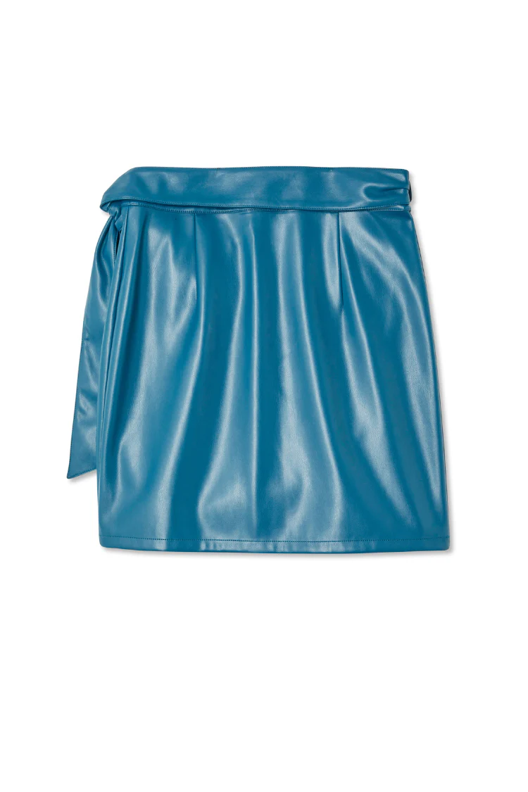 8383-teal-vegan-leather-mini-jaspre-skirt-petite-12.webp Teal Vegan Leather Mini Jaspre Skirt Petite