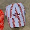 8398-blue-cotton-stripe-cap-with-fish-embroidery-3.webp Blue Cotton Stripe Cap with Fish Embroidery
