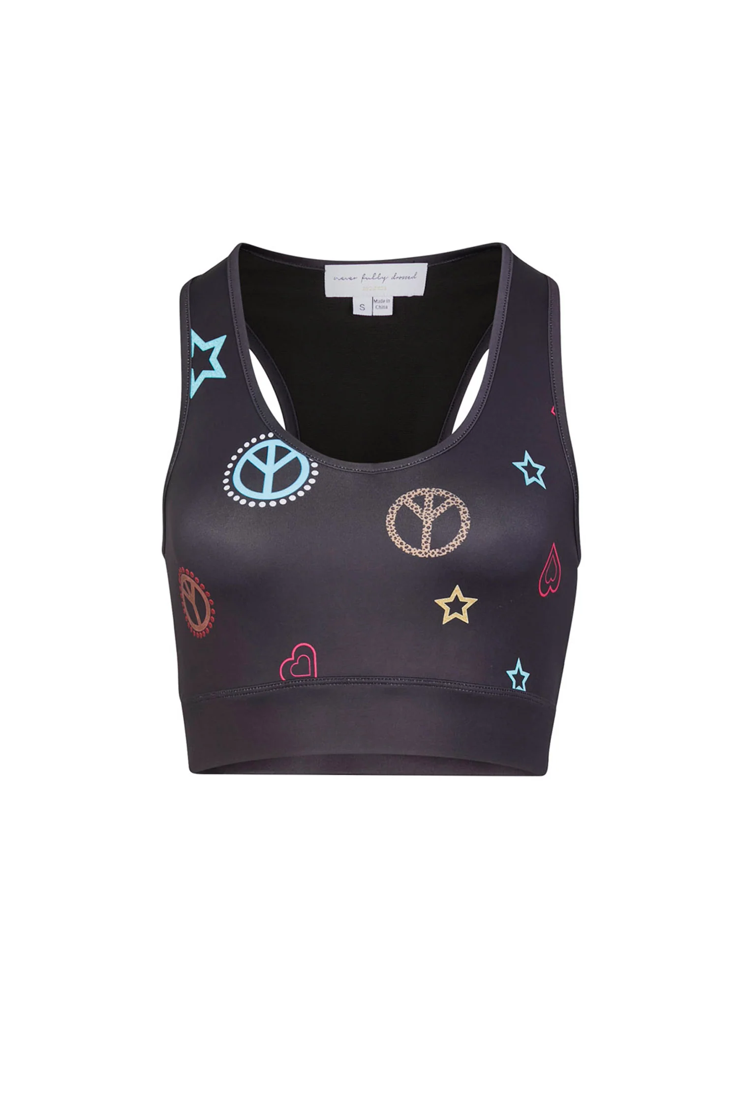 Peace Athleisure Crop Top