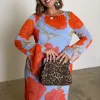 Lucia Leopard Denim Bag
