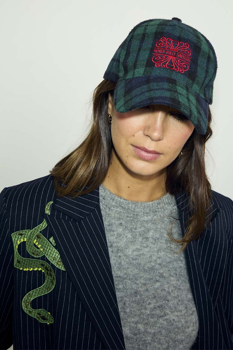 8451-navy-tartan-nfd-cap-2.jpg Navy Tartan NFD Cap