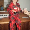 8452-kids-red-bow-cotton-button-through-pyjamas-3.webp Kids Red Bow Cotton Button Through Pyjamas