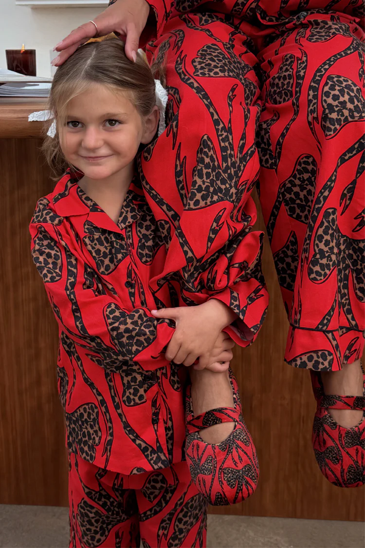 8452-kids-red-bow-cotton-button-through-pyjamas-8.webp Kids Red Bow Cotton Button Through Pyjamas