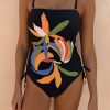 Banana Bandeau Swimsuit